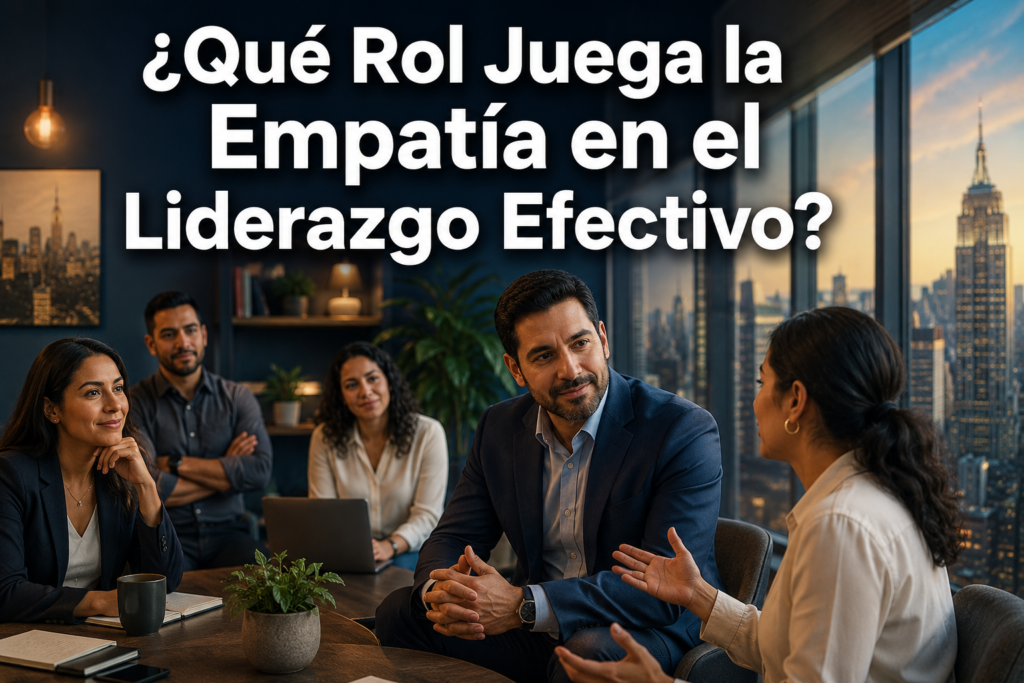 ¿Qué Rol Juega la Empatía en la Efectividad del Liderazgo? 1 ¿Qué Rol Juega la Empatía en la Efectividad del Liderazgo?