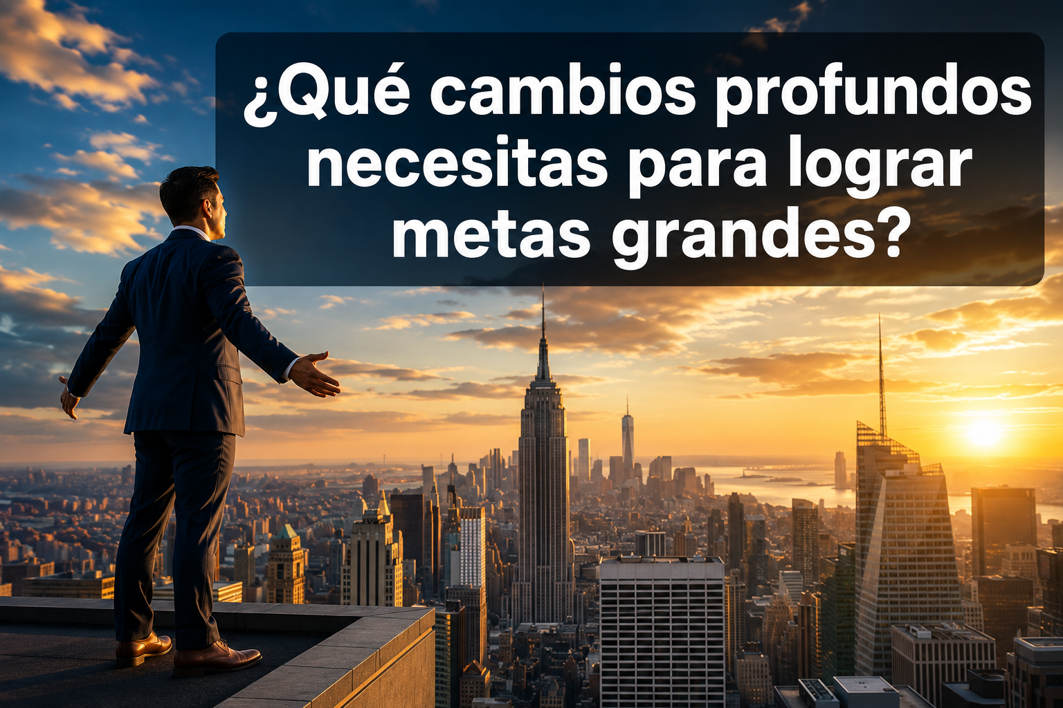 ¿Qué cambios profundos debo hacer para lograr metas grandes?