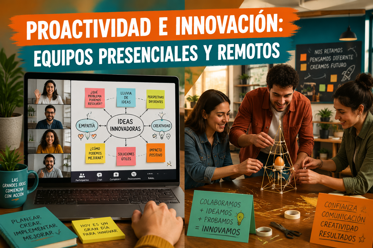 ¿Qué ejercicios fomentan creatividad y proactividad en el equipo? 2 Cómo evaluar si un ejercicio de creatividad realmente funciona